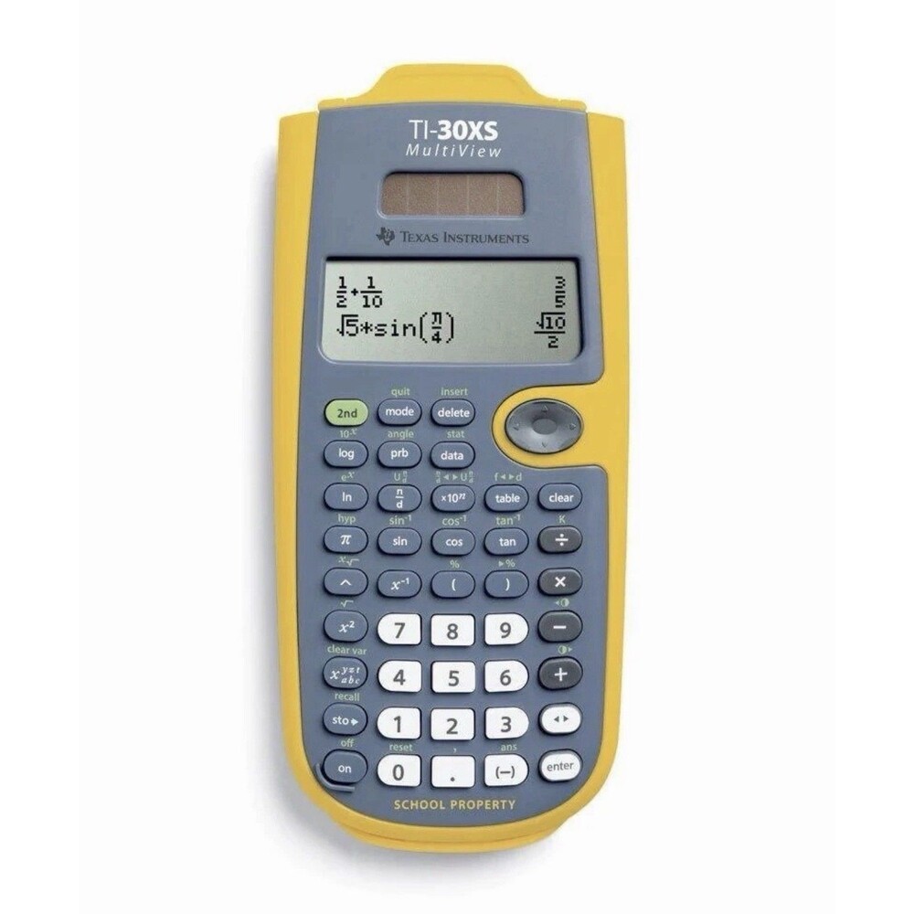 Texas Instruments TI-30XS MultiView, Yellow - New - 10 Pack